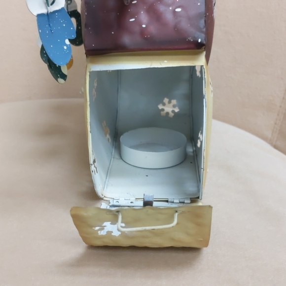 Home interiors - metal snowman candle holder - Picture 4 of 6